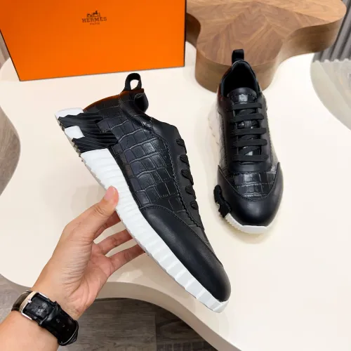 Replica Hermes Casual Shoes For Men #1399736 $128.00 USD for Wholesale
