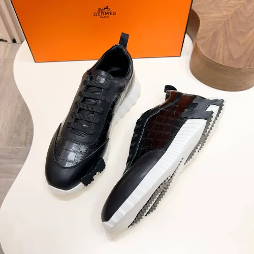 Replica Hermes Casual Shoes For Men #1399736 $128.00 USD for Wholesale