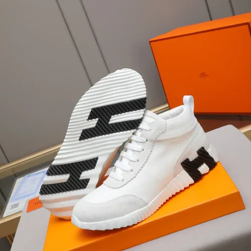 Replica Hermes High Tops Shoes For Men #1399738 $88.00 USD for Wholesale