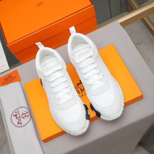 Replica Hermes High Tops Shoes For Men #1399738 $88.00 USD for Wholesale