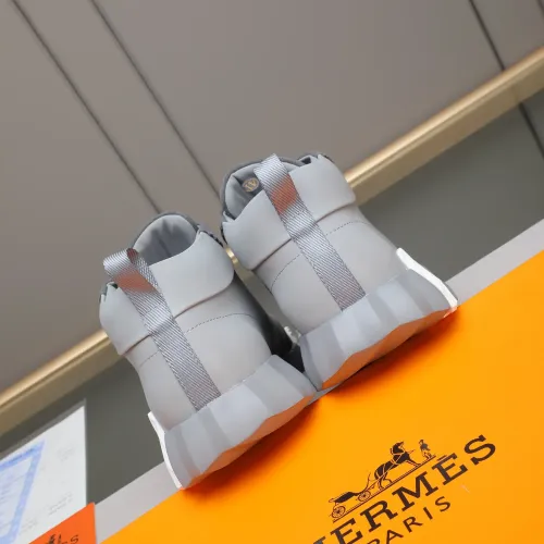 Replica Hermes High Tops Shoes For Men #1399740 $88.00 USD for Wholesale
