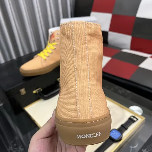 Replica Moncler High Tops Shoes For Men #1399821 $85.00 USD for Wholesale