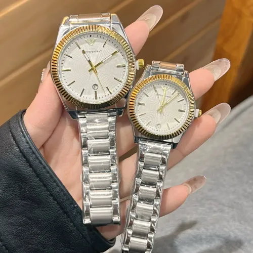 Armani Watches In Gold For Unisex #1399944 $29.00 USD, Wholesale Replica Armani Watches