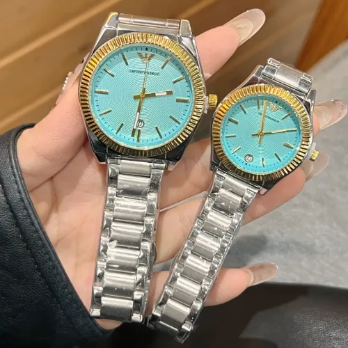 Armani Watches In Gold For Unisex #1399946 $29.00 USD, Wholesale Replica Armani Watches