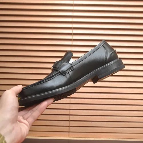 Replica Fendi Leather Shoes For Men #1400059 $98.00 USD for Wholesale