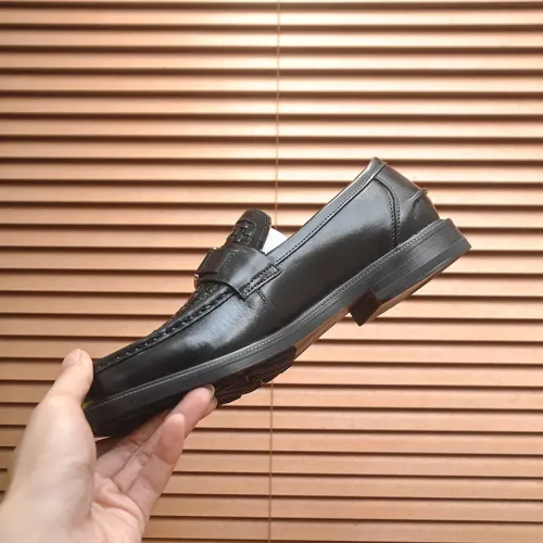 Replica Fendi Leather Shoes For Men #1400061 $98.00 USD for Wholesale
