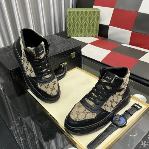 Replica Gucci High Tops Shoes For Men #1400089 $85.00 USD for Wholesale