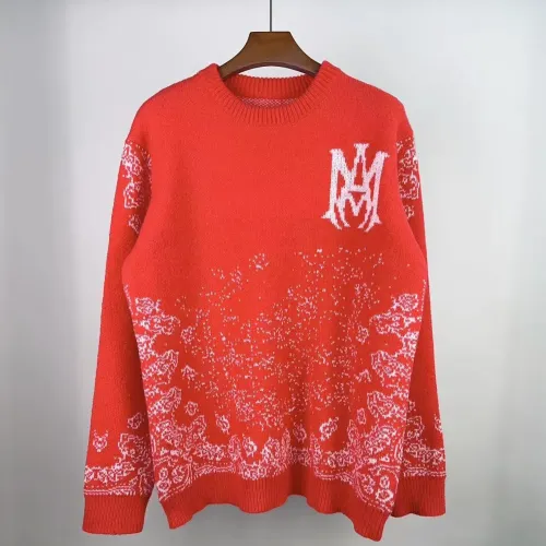 Amiri Sweaters Long Sleeved For Unisex #1400130 $48.00 USD, Wholesale Replica Amiri Sweaters