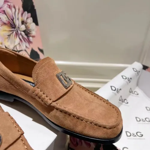 Replica Dolce & Gabbana D&G Leather Shoes For Women #1400753 $118.00 USD for Wholesale