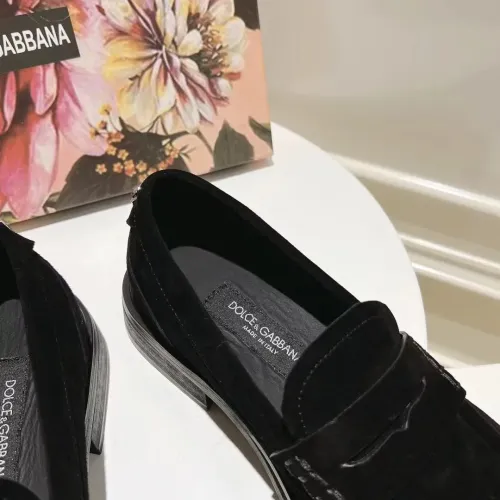 Replica Dolce & Gabbana D&G Leather Shoes For Women #1400758 $122.00 USD for Wholesale