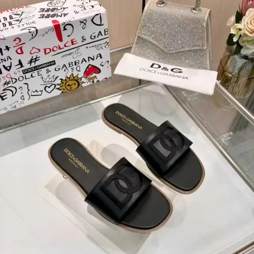 Dolce &amp; Gabbana D&amp;G Slippers For Women #1400795 $82.00 USD, Wholesale Replica Dolce &amp; Gabbana D&amp;G Slippers
