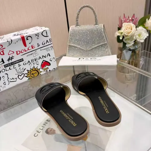 Replica Dolce & Gabbana D&G Slippers For Women #1400795 $82.00 USD for Wholesale