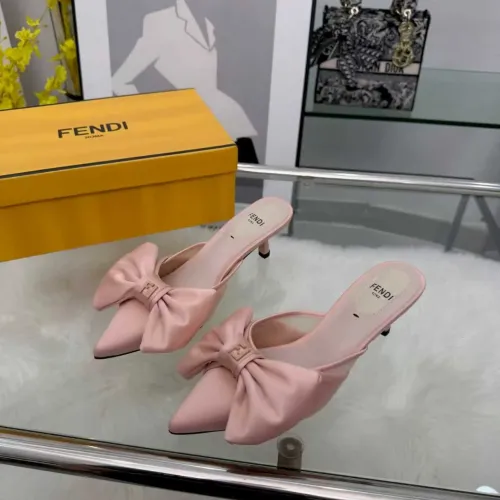 Fendi Slippers For Women #1400810 $88.00 USD, Wholesale Replica Fendi Slippers