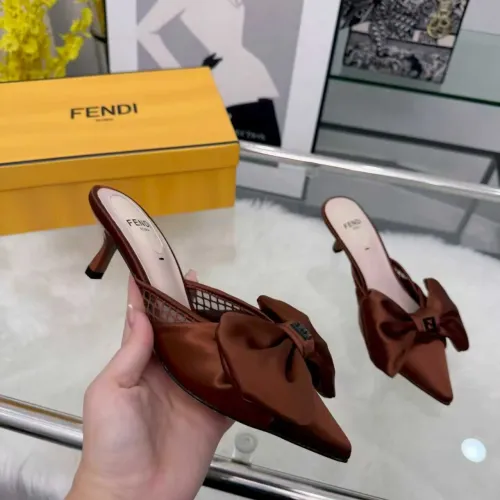 Replica Fendi Slippers For Women #1400811 $88.00 USD for Wholesale