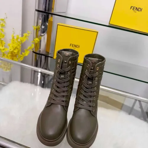 Replica Fendi Fashion Boots For Women #1400813 $118.00 USD for Wholesale