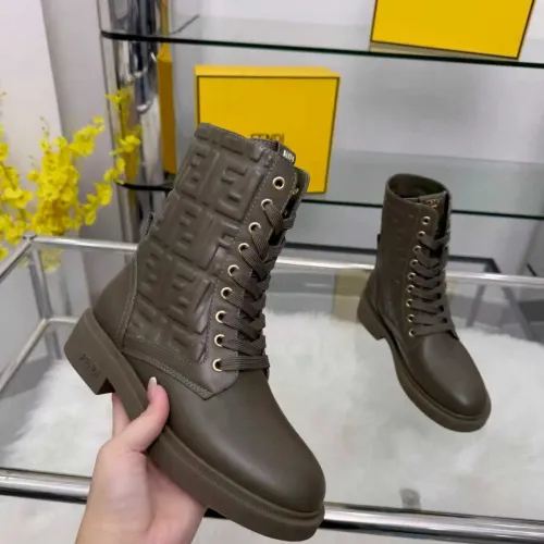 Replica Fendi Fashion Boots For Women #1400813 $118.00 USD for Wholesale