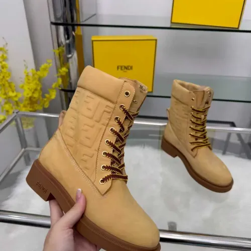 Replica Fendi Fashion Boots For Women #1400816 $125.00 USD for Wholesale