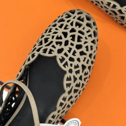 Replica Hermes Flat Shoes For Women #1400936 $112.00 USD for Wholesale