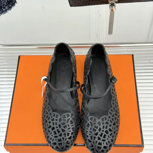 Replica Hermes Flat Shoes For Women #1400940 $112.00 USD for Wholesale