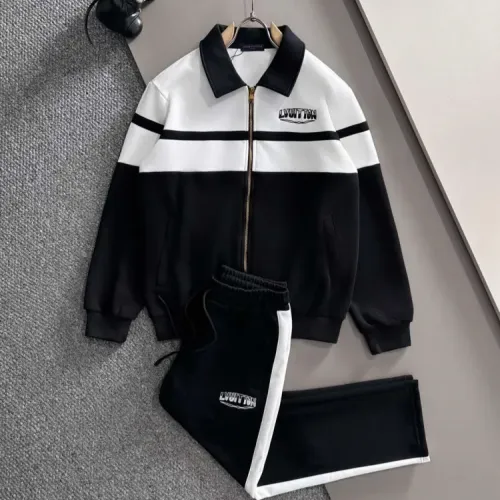 Louis Vuitton LV Tracksuits Long Sleeved For Men #1401093 $125.00 USD, Wholesale Replica Louis Vuitton LV Tracksuits