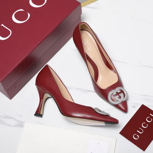 Replica Gucci High-Heeled Shoes For Women #1401113 $112.00 USD for Wholesale