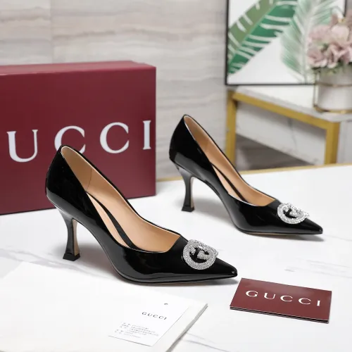 Replica Gucci High-Heeled Shoes For Women #1401117 $112.00 USD for Wholesale
