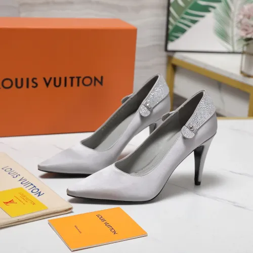 Louis Vuitton High-Heeled Shoes For Women #1401121 $122.00 USD, Wholesale Replica Louis Vuitton High-Heeled Shoes
