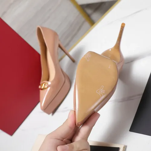Replica Valentino High-Heeled Shoes For Women #1401128 $125.00 USD for Wholesale