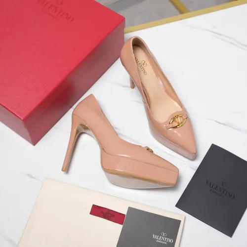 Replica Valentino High-Heeled Shoes For Women #1401128 $125.00 USD for Wholesale