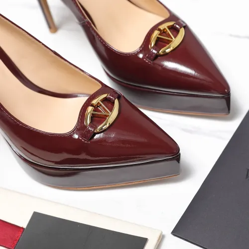 Replica Valentino High-Heeled Shoes For Women #1401129 $125.00 USD for Wholesale