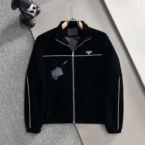 Replica Prada Tracksuits Long Sleeved For Men #1401145 $125.00 USD for Wholesale