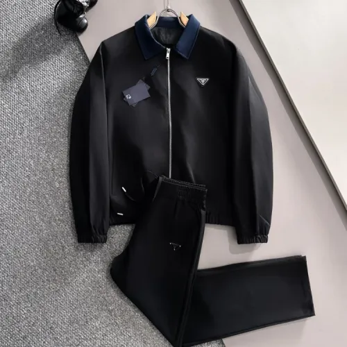Prada Tracksuits Long Sleeved For Men #1401146 $125.00 USD, Wholesale Replica Prada Tracksuits