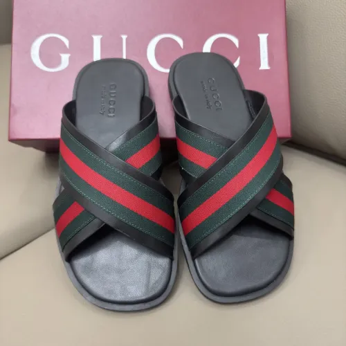 Replica Gucci Slippers For Men #1401158 $64.00 USD for Wholesale