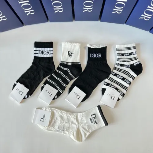 Replica Christian Dior Socks #1401184 $27.00 USD for Wholesale