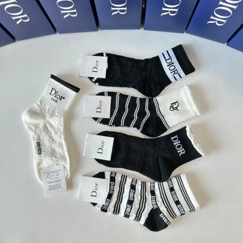 Replica Christian Dior Socks #1401184 $27.00 USD for Wholesale
