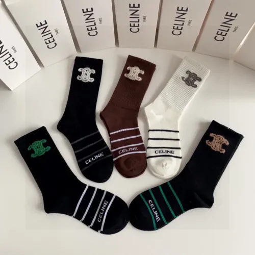 Replica Celine Socks #1401185 $29.00 USD for Wholesale