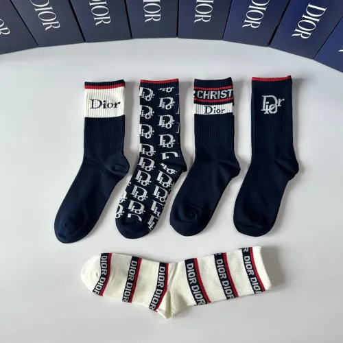 Replica Christian Dior Socks #1401186 $29.00 USD for Wholesale