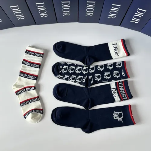 Replica Christian Dior Socks #1401186 $29.00 USD for Wholesale