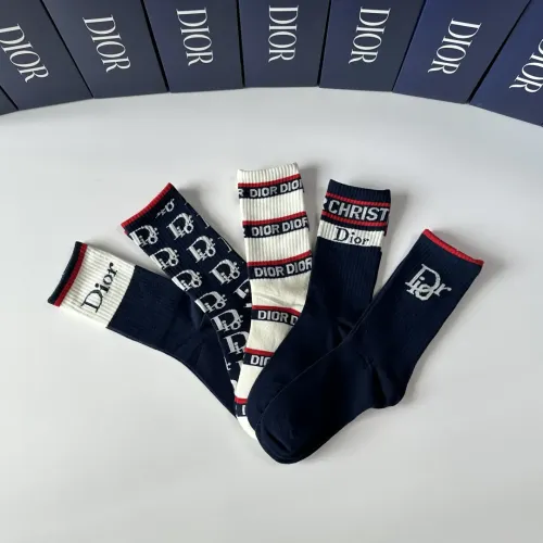 Replica Christian Dior Socks #1401186 $29.00 USD for Wholesale