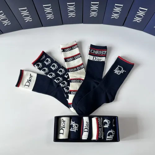 Replica Christian Dior Socks #1401186 $29.00 USD for Wholesale