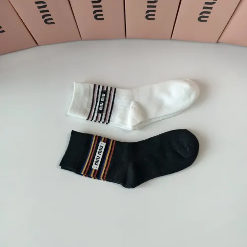 Replica MIU MIU Socks #1401188 $29.00 USD for Wholesale