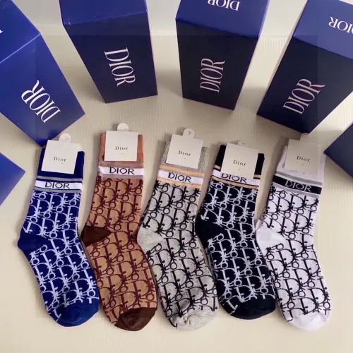 Replica Christian Dior Socks #1401189 $29.00 USD for Wholesale