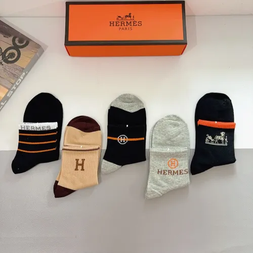 Replica Hermes Socks #1401191 $27.00 USD for Wholesale