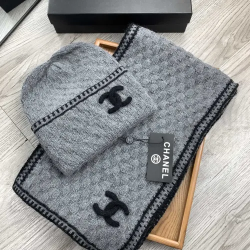 Chanel Hat and Scarf Set #1401272 $52.00 USD, Wholesale Replica Chanel Hat and Scarf and Glove Set