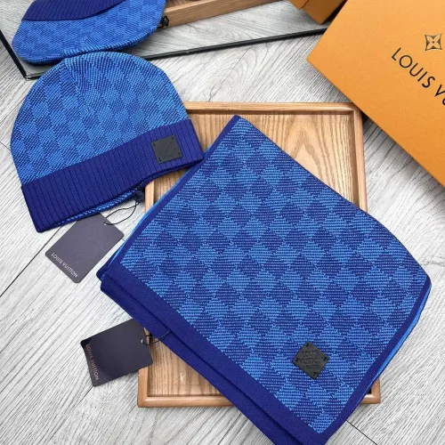 Louis Vuitton LV Hat and Scarf Set #1401294 $48.00 USD, Wholesale Replica Louis Vuitton LV Hat and Scarf and Glove Set