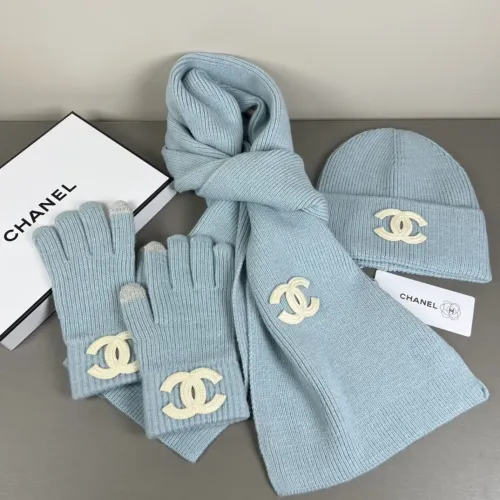 Replica Chanel Hat and Scarf and Glove Set #1401311 $52.00 USD for Wholesale