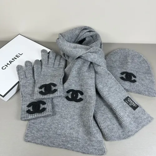 Replica Chanel Hat and Scarf and Glove Set #1401312 $52.00 USD for Wholesale