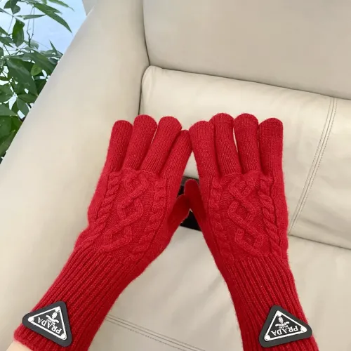 Replica Prada Gloves #1401349 $40.00 USD for Wholesale