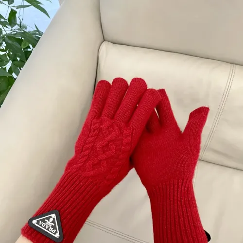 Replica Prada Gloves #1401349 $40.00 USD for Wholesale