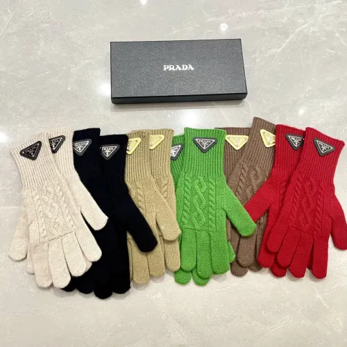 Replica Prada Gloves #1401351 $40.00 USD for Wholesale